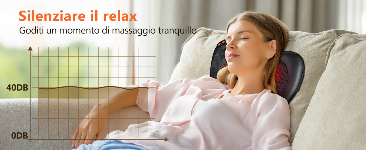 Cuscini per Massaggi Elettrici Cuscino Massaggiante Shiatsu - Gear©