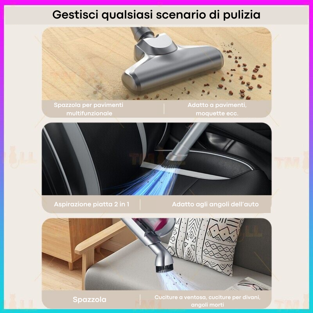 Aspirapolvere 4 in 1 Wireless - Gear Vacuum©